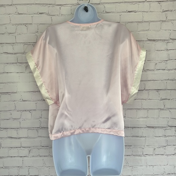 Val•Mode Lingerie pink satin sleep wear set size large - Picture 7 of 17